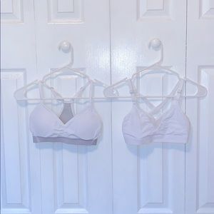 Set of 2 AERIE Sports Bras (White)